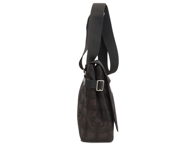 Borsa a Tracolla Chanel New Travel Line Marrone scuro - vista 3