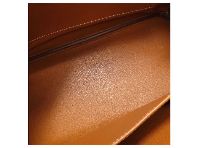 Hermès Hermes Birkin 30 Handbag in Gold Golden - vista 11