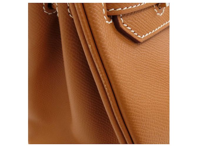 Hermès Hermes Birkin 30 Handbag in Gold Golden - vista 16