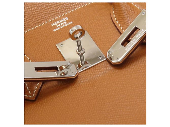 Hermès Hermes Birkin 30 Handbag in Gold Golden - vista 20