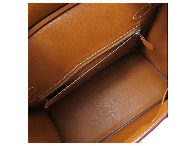 Hermès Hermes Birkin 30 Handbag in Gold Golden - vista 5