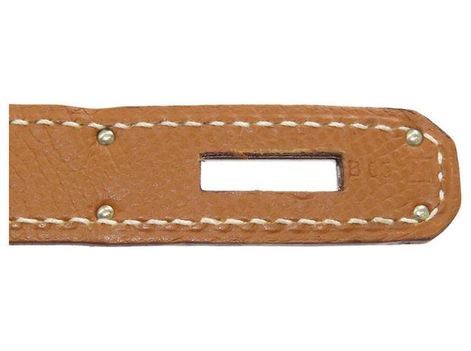 Hermès Hermes Birkin 30 Handbag in Gold Golden - vista 7