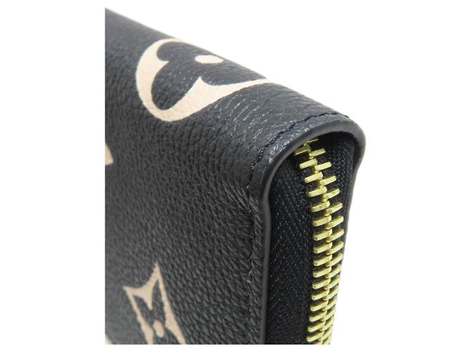 Louis Vuitton Portefeuille Clemence Long Wallet Nero Beige - vista 10