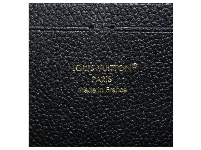 Louis Vuitton Portefeuille Clemence Long Wallet Nero Beige - vista 6