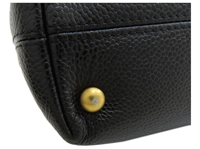Borsa Tote Chanel Coco Mark Gold Hardware Nero - vista 16