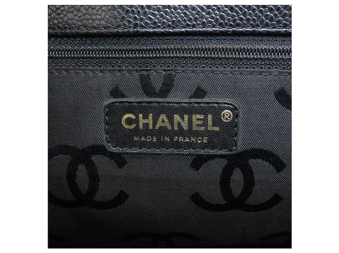 Borsa Tote Chanel Coco Mark Gold Hardware Nero - vista 6