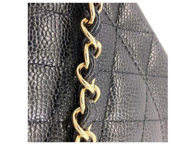 Borsa a tracolla Chanel Matelassé Double Flap Nero - vista 12