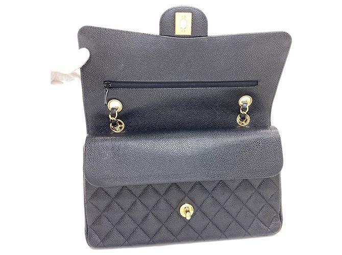 Borsa a tracolla Chanel Matelassé Double Flap Nero - vista 5