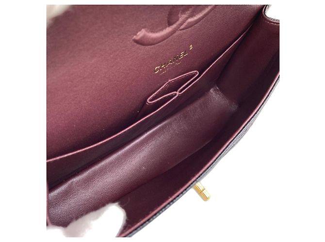 Borsa a tracolla Chanel Matelassé Double Flap Nero - vista 6
