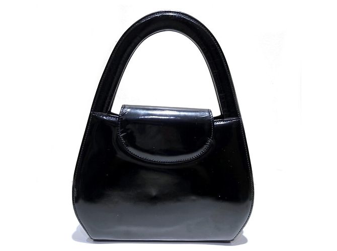 Borsa smaltata Cartier Panthère Panther Nero - vista 2