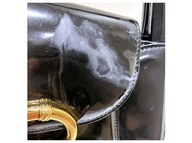 Borsa smaltata Cartier Panthère Panther Nero - vista 7
