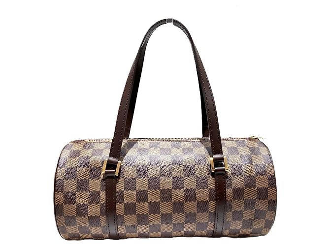 Borsa a tracolla Louis Vuitton Papillon 30 Marrone Damier ebene - vista 2