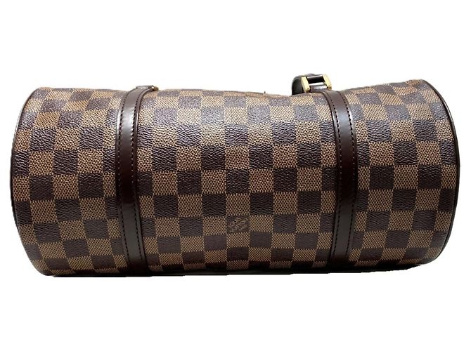Borsa a tracolla Louis Vuitton Papillon 30 Marrone Damier ebene - vista 3