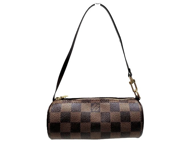 Borsa a tracolla Louis Vuitton Papillon 30 Marrone Damier ebene - vista 5
