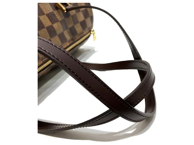 Borsa a tracolla Louis Vuitton Papillon 30 Marrone Damier ebene - vista 7