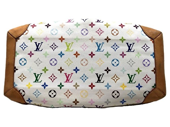 Borsa Louis Vuitton Ursula Bianco Monogramma - vista 3