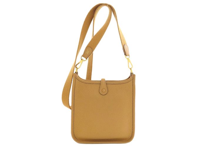 Hermès Borsa a tracolla Hermes Evelyne TPM in pelle Light Brown Marrone chiaro - vista 2