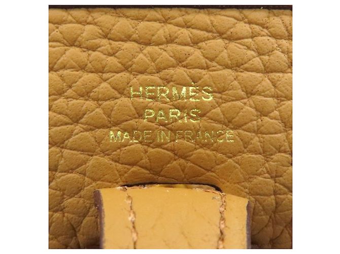 Hermès Borsa a tracolla Hermes Evelyne TPM in pelle Light Brown Marrone chiaro - vista 6