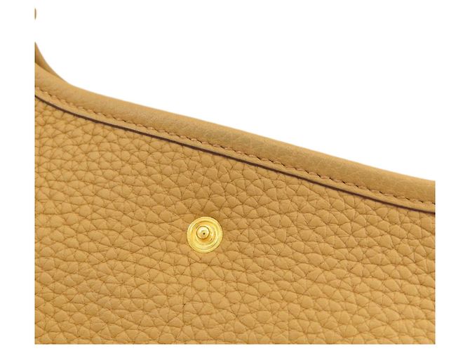 Hermès Borsa a tracolla Hermes Evelyne TPM in pelle Light Brown Marrone chiaro - vista 8