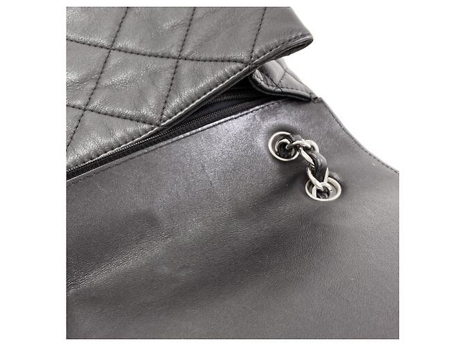 Borsa a tracolla Chanel Matelassé Coco Mark Nero - vista 14