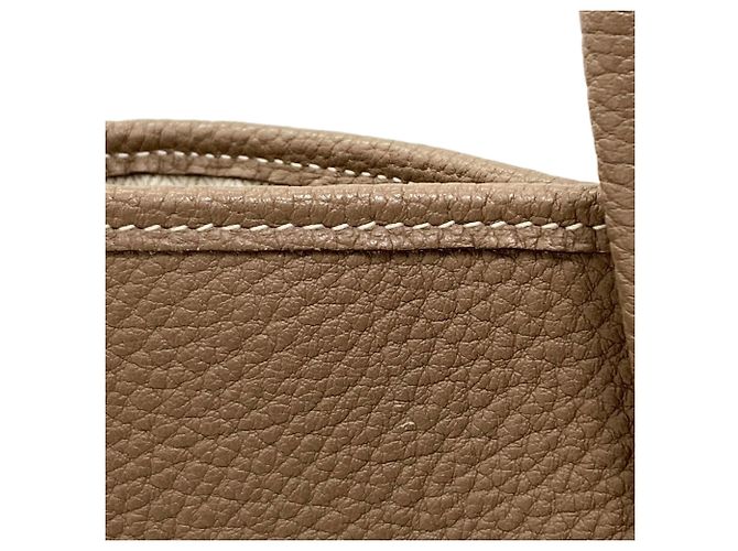 Hermès Borsa Tote Hermes Garden Party PM in Grigio Etoupe Taupe - vista 10