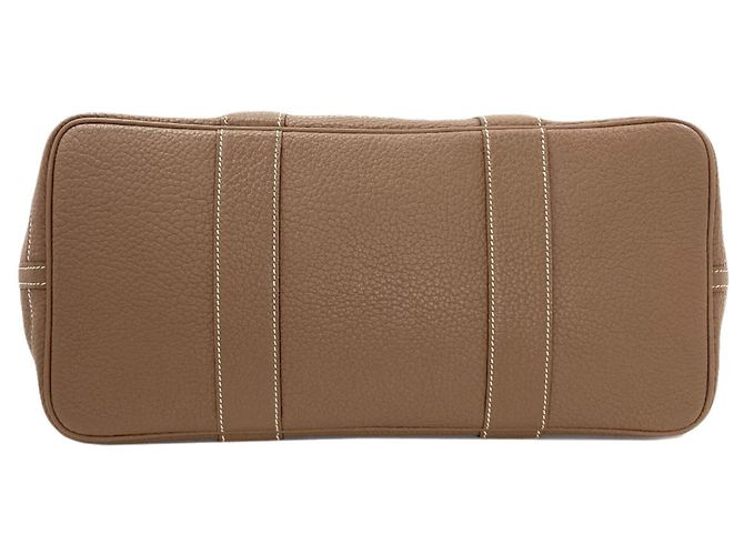 Hermès Borsa Tote Hermes Garden Party PM in Grigio Etoupe Taupe - vista 4