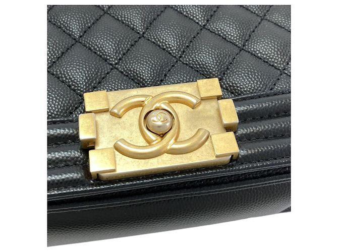Borsa a tracolla Chanel Boy Chain Nero - vista 11