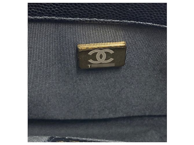 Borsa a tracolla Chanel Boy Chain Nero - vista 7