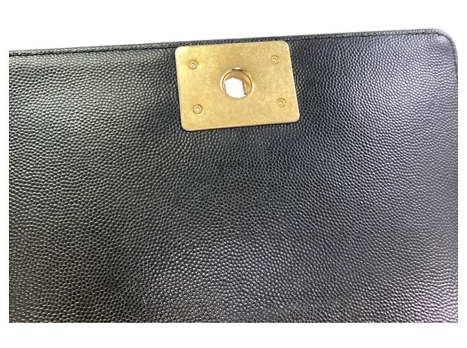 Borsa a tracolla Chanel Boy Chain Nero - vista 9
