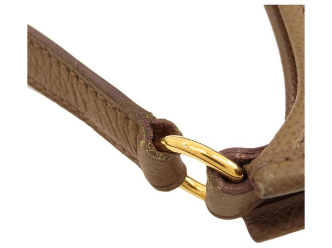 Hermès Borsa a tracolla Hermes Evelyne TPM Marrone - vista 14