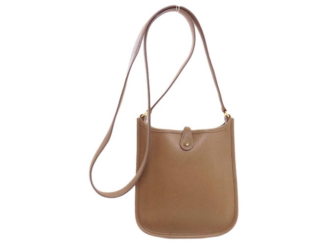 Hermès Borsa a tracolla Hermes Evelyne TPM Marrone - vista 2