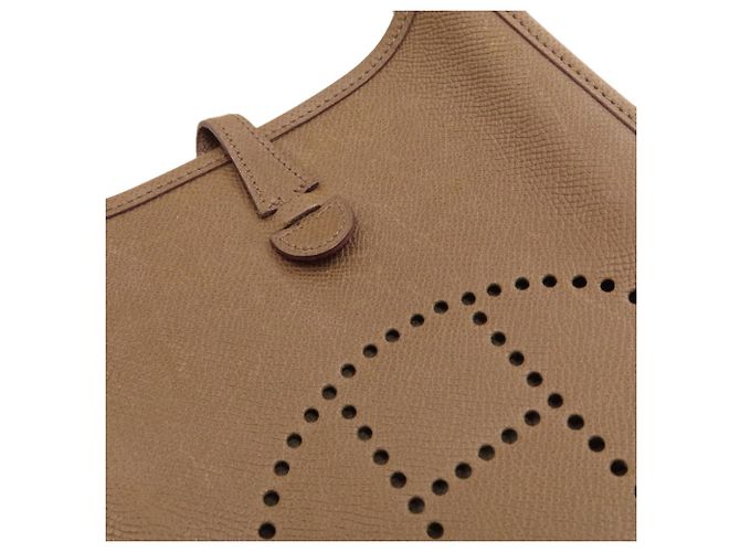 Hermès Borsa a tracolla Hermes Evelyne TPM Marrone - vista 9