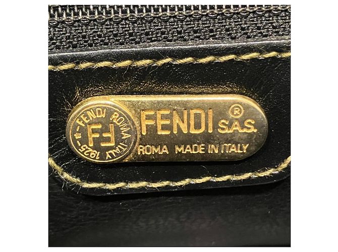 Fendi Zucca Pattern Vintage Boston Bag Braun - Ansicht 5