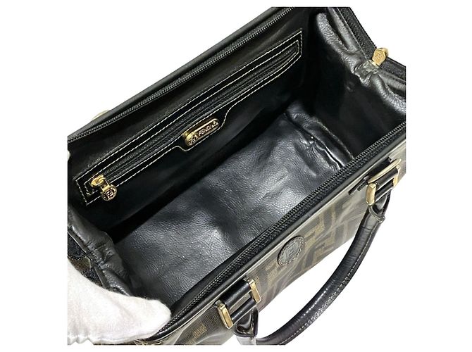 Fendi Zucca Pattern Vintage Boston Bag Braun - Ansicht 6