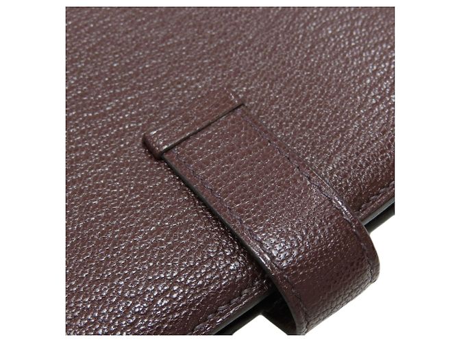 Hermès Cartera bi-fold Hermes Bearn Compact Burdeos - vista 10