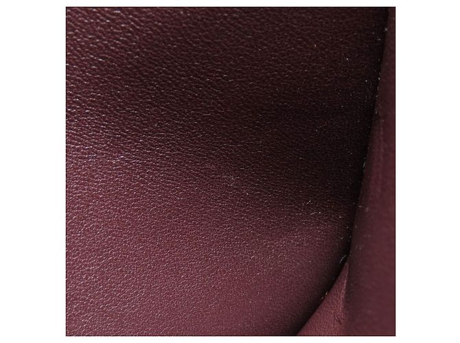 Hermès Cartera bi-fold Hermes Bearn Compact Burdeos - vista 9