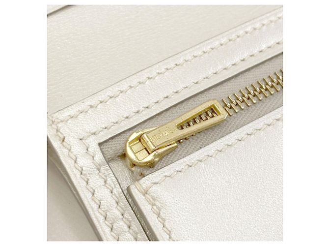 Hermès Cartera bi-fold Hermes Bearn Compact Plata - vista 13