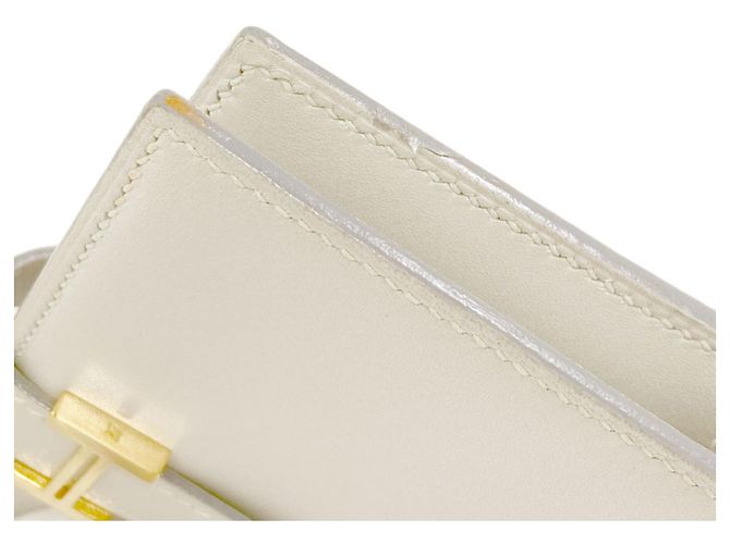 Hermès Cartera bi-fold Hermes Bearn Compact Plata - vista 17