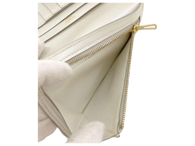 Hermès Cartera bi-fold Hermes Bearn Compact Plata - vista 6