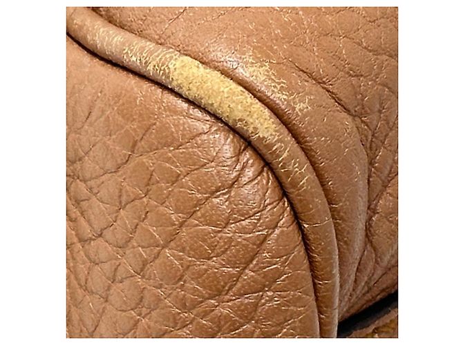 Borsa a mano in pelle Gucci Bamboo Marrone - vista 11