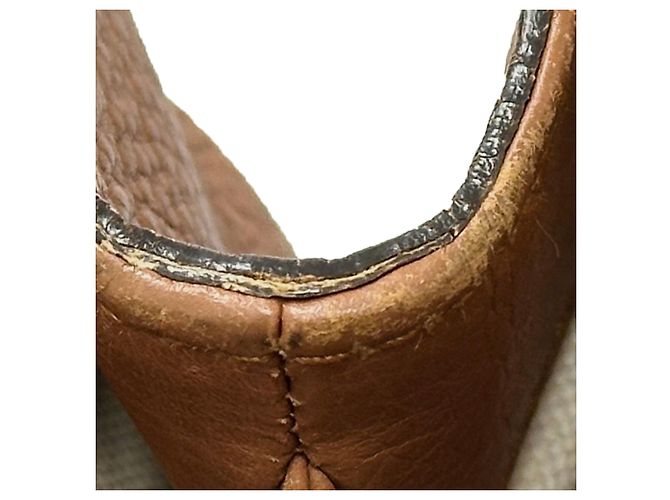 Borsa a mano in pelle Gucci Bamboo Marrone - vista 12