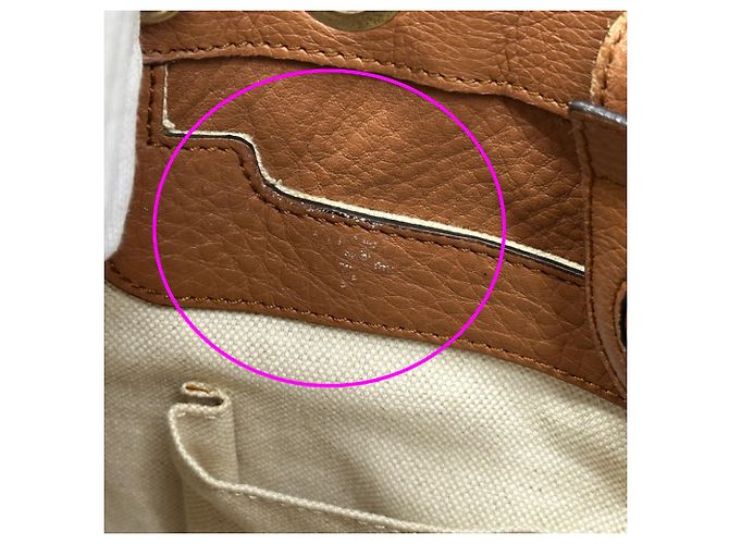 Borsa a mano in pelle Gucci Bamboo Marrone - vista 9