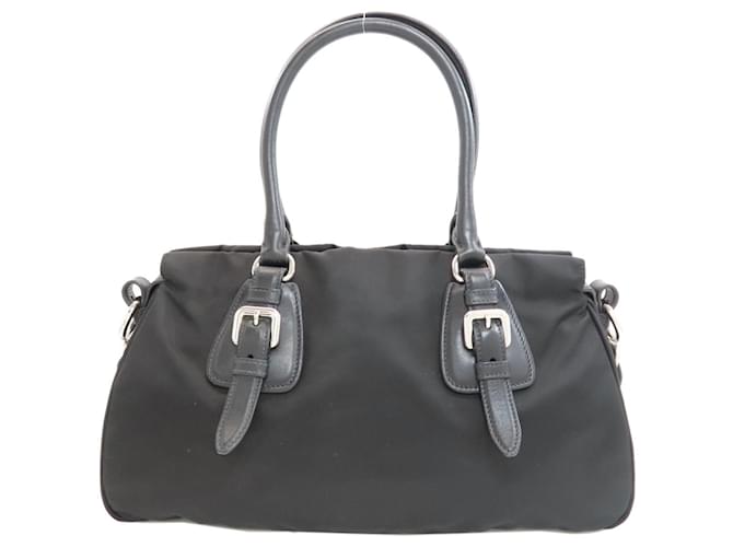 Prada Nylon 2-Way Tote Bag Schwarz - Ansicht 2