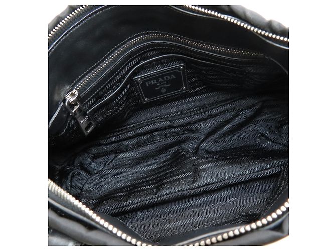 Prada Nylon 2-Way Tote Bag Schwarz - Ansicht 5