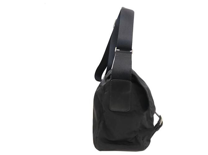 Borsa Messenger Prada B6671F Nero - vista 3