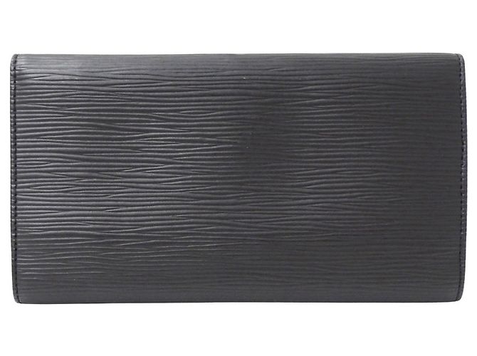 Louis Vuitton Men's Epi Leather Long Wallet Black - view 2