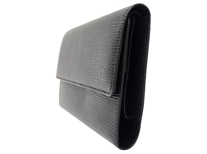 Louis Vuitton Men's Epi Leather Long Wallet Black - view 4