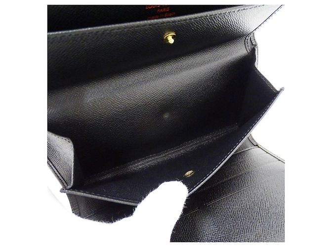 Louis Vuitton Men's Epi Leather Long Wallet Black - view 6