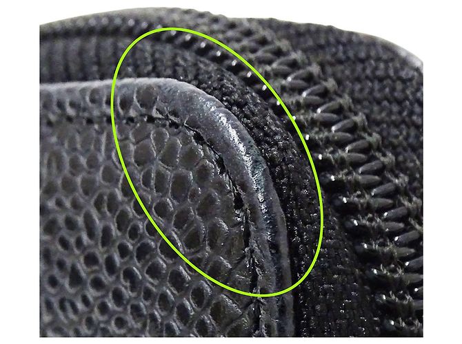 Cartera larga Chanel de piel de becerro granulada negra Negro - vista 11