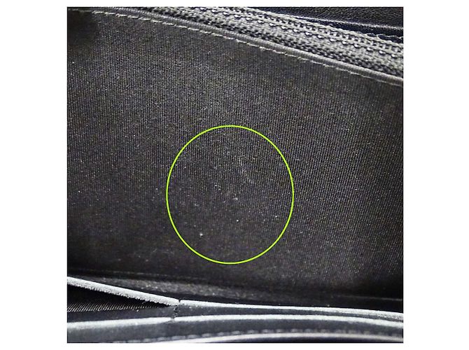Cartera larga Chanel de piel de becerro granulada negra Negro - vista 14